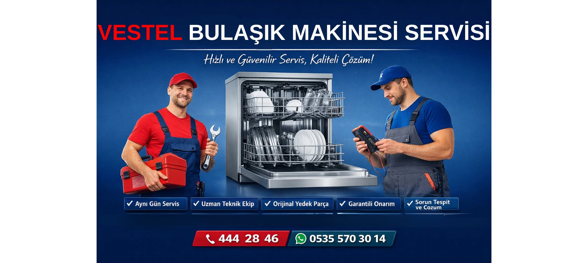 Vestel Bulaşık Makinesi Servisi